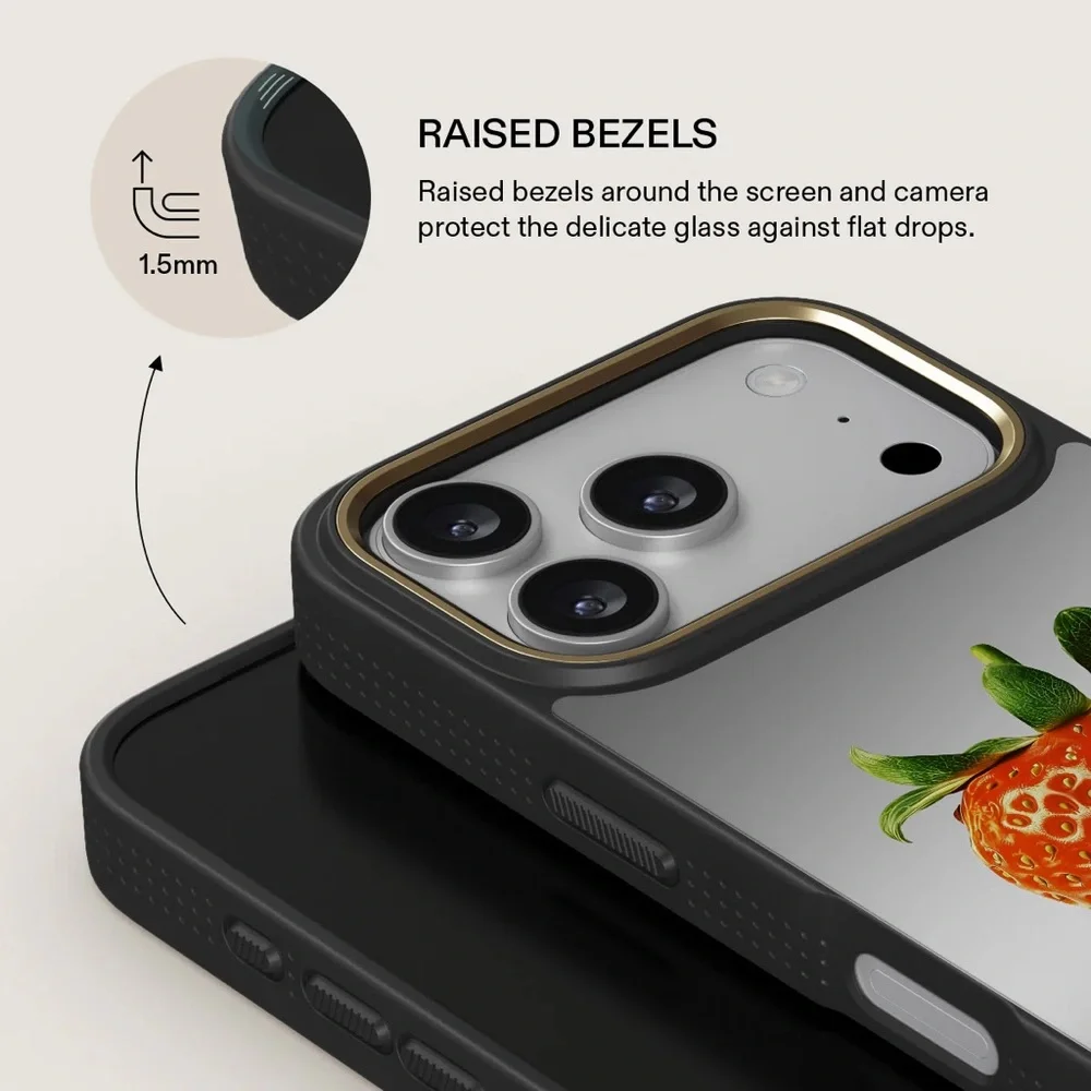 Burga | NiB iphone 17 pro | elite dark mirrored case, juicy. MagSafe compatible